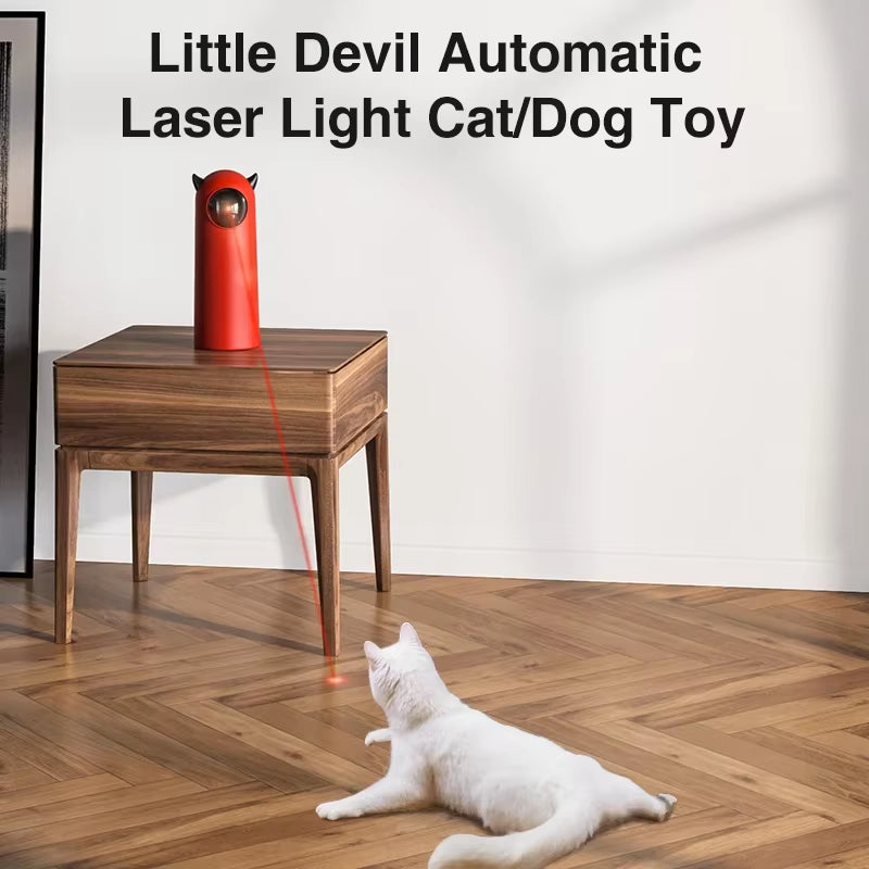 Get Your Cat's Purr-sonality Pouncing with the Automatic LED Laser Cat Toy – Hours of Feline Fun!