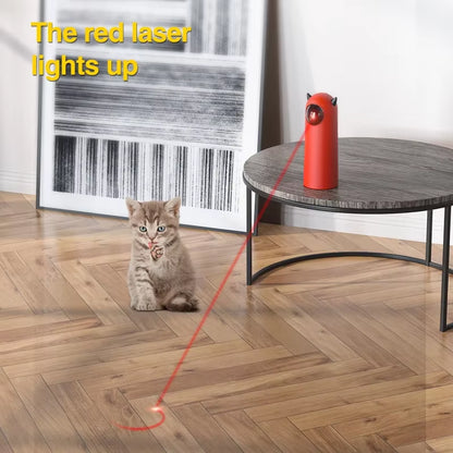 Get Your Cat's Purr-sonality Pouncing with the Automatic LED Laser Cat Toy – Hours of Feline Fun!