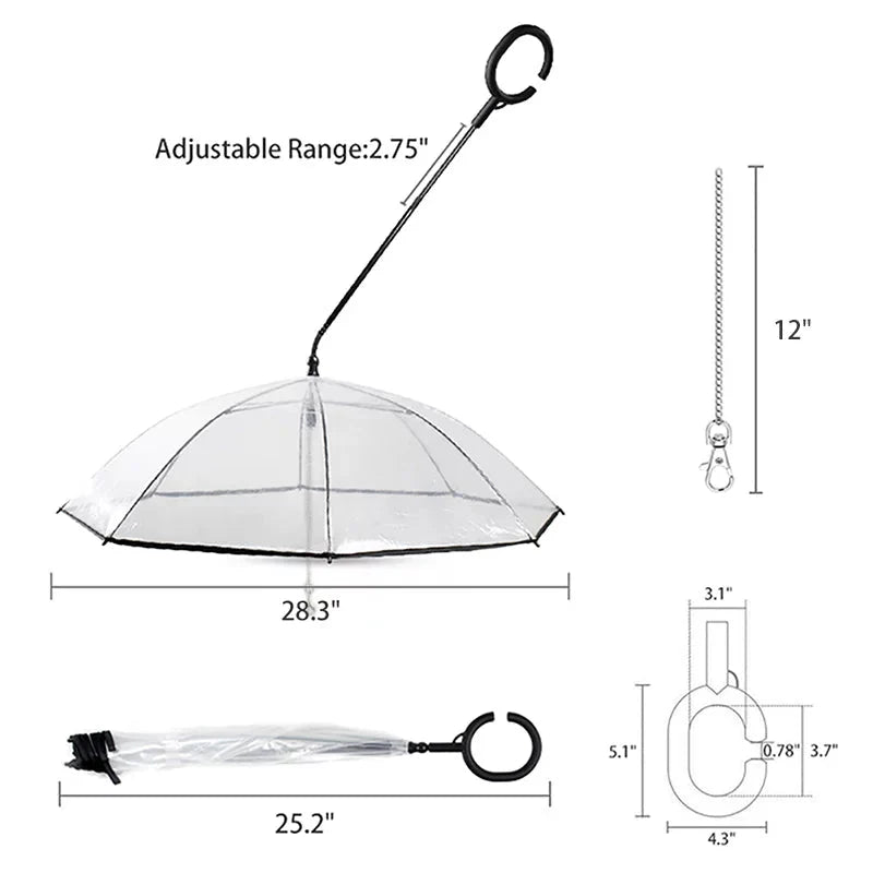 Keep Your Pup Posh & Dry With the Hilarious Dog Umbrella for Rainy Adventures!