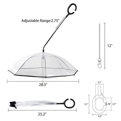 Keep Your Pup Posh & Dry With the Hilarious Dog Umbrella for Rainy Adventures!