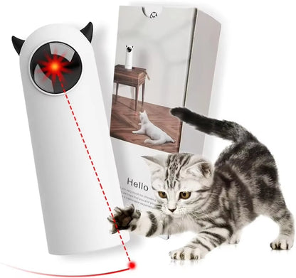 Get Your Cat's Purr-sonality Pouncing with the Automatic LED Laser Cat Toy – Hours of Feline Fun!