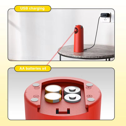 Get Your Cat's Purr-sonality Pouncing with the Automatic LED Laser Cat Toy – Hours of Feline Fun!